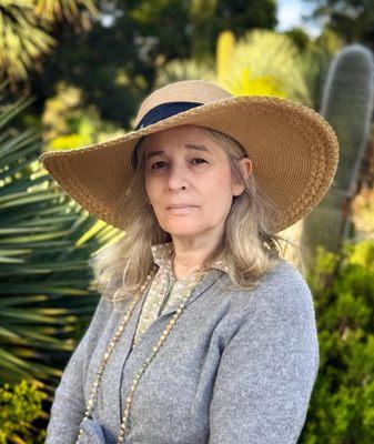 Deborah at the Cactus Garden