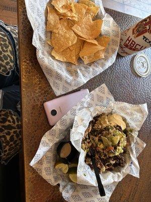 Loaded bowl with carnitas as my meat choice