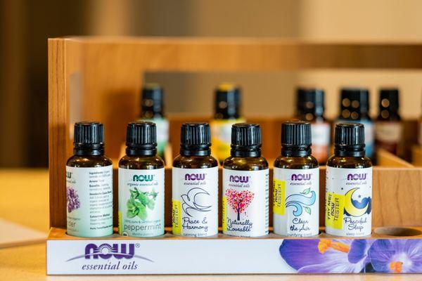 Try an aroma therapy massage to reduce your stress, anxiety, and muscle tension.