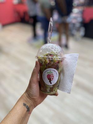 Strawberry cup - Dubai style!!