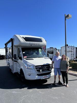 Our 2024 Mercedes Coachman Crosstrailfor our retirement travel