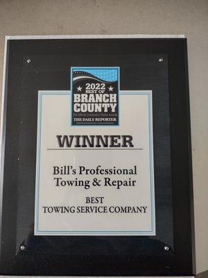 Best towing service in Branch county