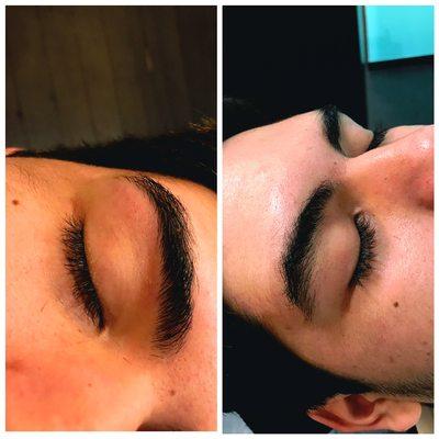 Customer wanted a clean up for his first big interview!