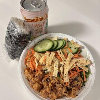 Spicy Ahi Bowl Spam Masubi