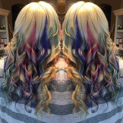 Just a few of my hair when i went in and asked for color, did not disappoint!