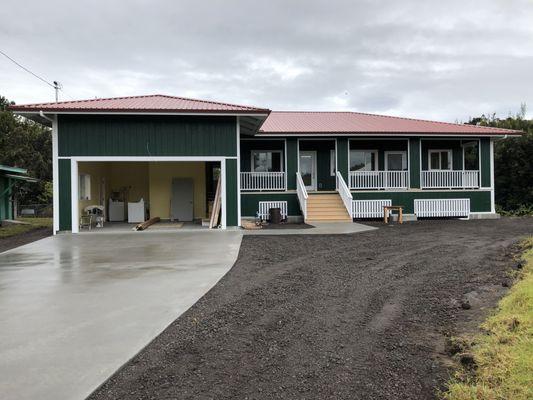 Our house, finishing the last details.