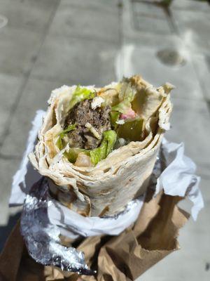 beef kofta wrap
