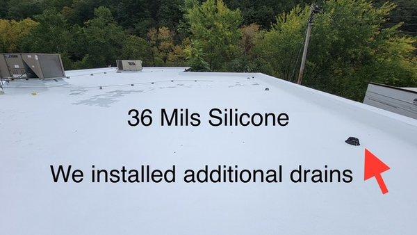 Silicone roof coating by Nexxus