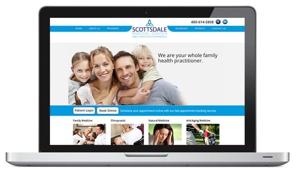 Xpleo Media delivered a new engaging website for Scottsdale Medical Center's re-brand campaign