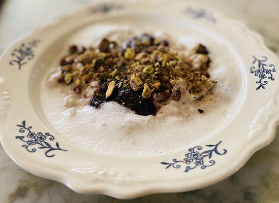 Breakfast Rice Porridge with coconut milk