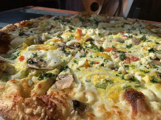 Veggie Breakfast Pizza