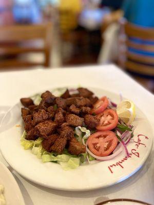 Sauteed Liver Cubes