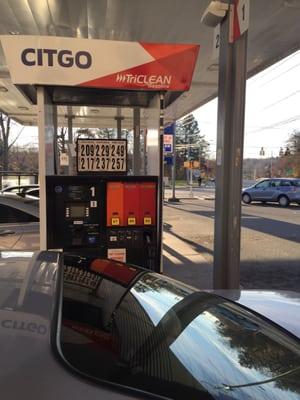 Got gas $2.09 a gallon