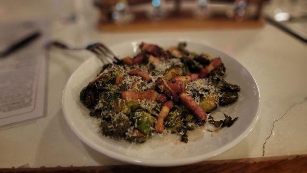 Brussel sprouts with bacon