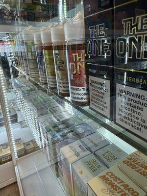 all your favorite vape juices in 3mg & 6mg -- Juice Head, The One, The Milk, Fruit Monster, Naked 100, Sad Boy, Custard Monster, Prohibition