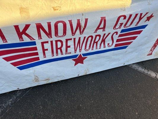I know a guy fireworks