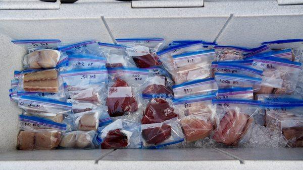 Fresh fish selection from Kona Seafood Market