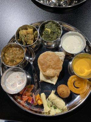 Awesome place for Gujarati thali.