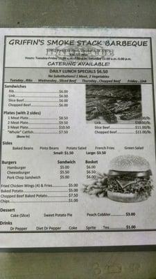 Griffins Smoke Stack Barbeque