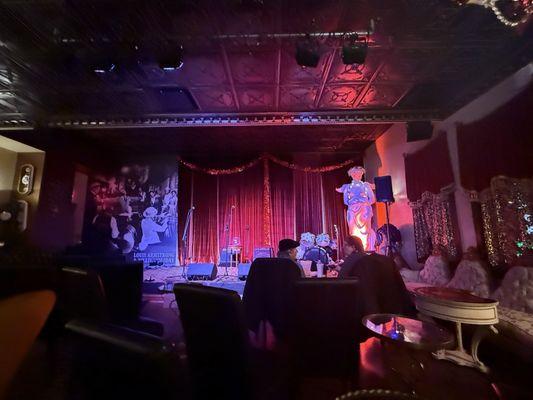 Cool stage in Bourbon N Brass