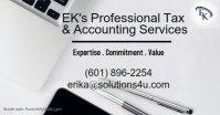 EKs Professional Tax Accounting & Notary Solutions