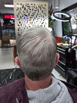 Awesome haircut from Kim