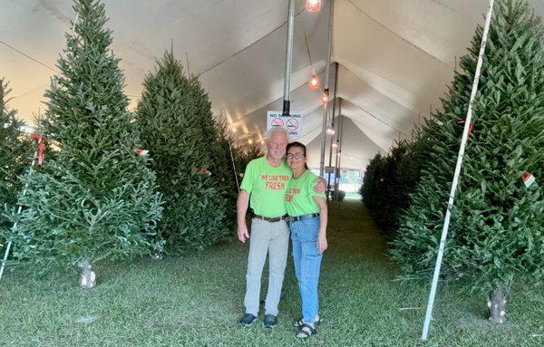 Merry Christmas! Stop in to get your family's Christmas tree today! We are open and have a beautiful selection. See you on the lot!