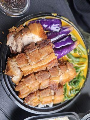 Crispy Pork Belly Kare Kare