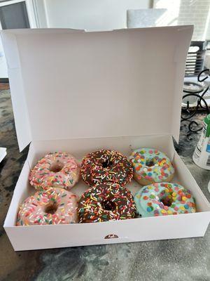 Donuts that whisper "Eat us!" Thank you, Livi Lee's!