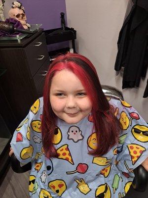 Mandi made this little girl's pink dream come true!