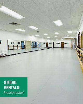 Studio rentals available!