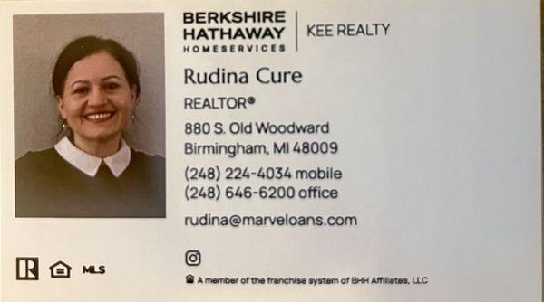 Rudina Cure - Berkshire Hathaway