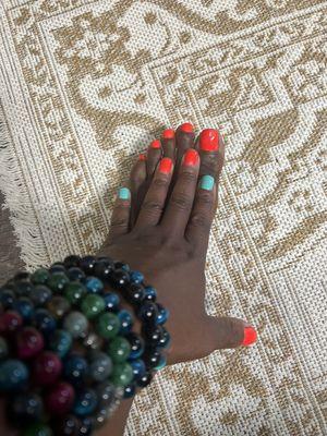 Rainbow Nails