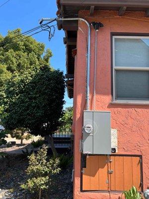 A new main service panel installed.