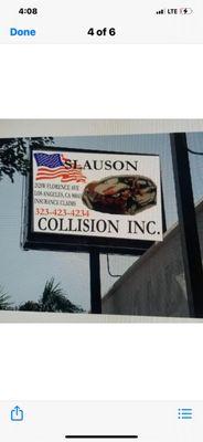 SLAUSON COLLISION CENTER INC. 2525 W Florence Ave Los Angeles, CA 90043
