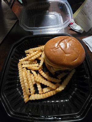 Very few fries for the price...