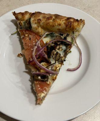 Garlic Spinaci pizza - incredible