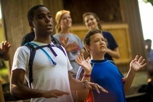 the hilarious gerald singing with his kids