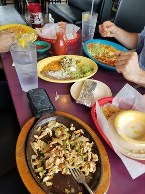 We all had 3 different meals and we all had a wonderful, tastey experience!