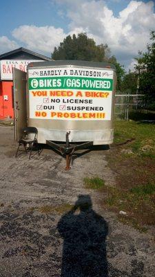 We carry the best and inexpensive e-bikes as well as gas