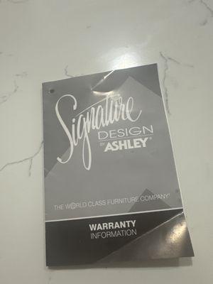 Fake Ashley furniture pamphlet