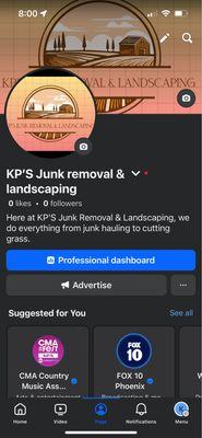 Kp’s Junk Removal and Landscaping