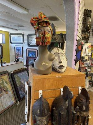 Head covers and face masks