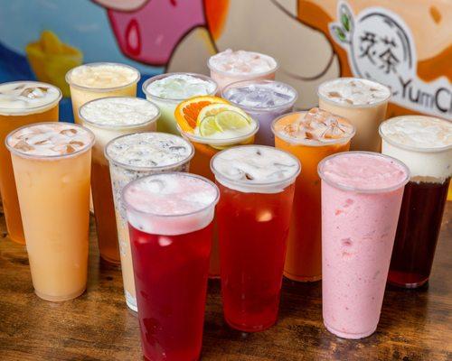 Many options of drinks to choose from!