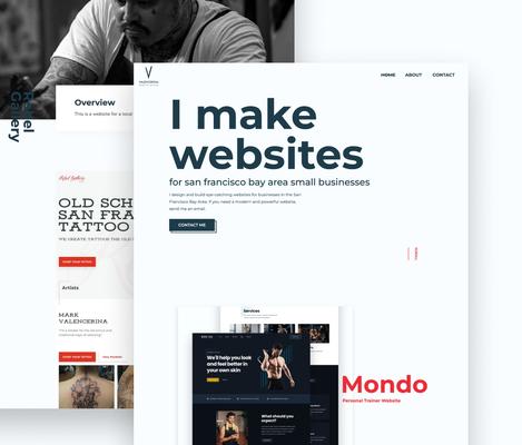 Valencerina Website Design