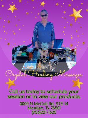 Crystal Healing Massages And More