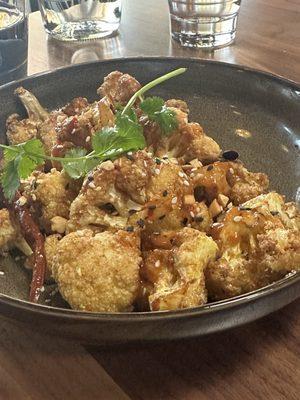 Thai Cauliflower in peanut sauce