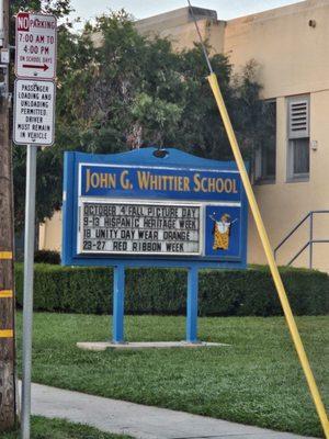Whittier John G Elementary School