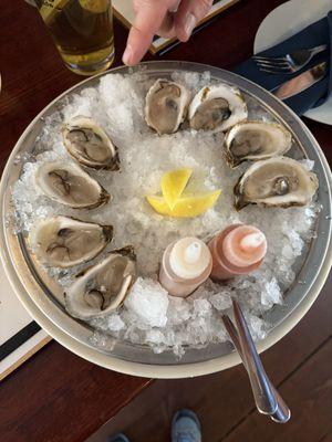 Oysters from raw bar