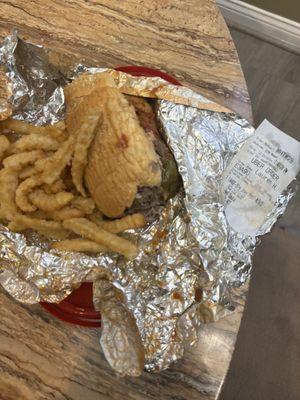 Joey's Beef with marinara sauce.